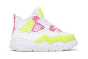 Jordan 4 Retro White Lemon Pink (TD) - photo 1- Jersey4u