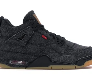 Jordan 4 Retro Levi's Black (GS) (Blank Tag) - photo 1- Jersey4u