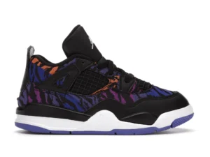 Jordan 4 Retro Black Rush Violet (TD) - photo 1- Jersey4u