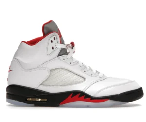 Jordan 5 Retro Fire Red Silver Tongue (2020) - photo 1- Jersey4u