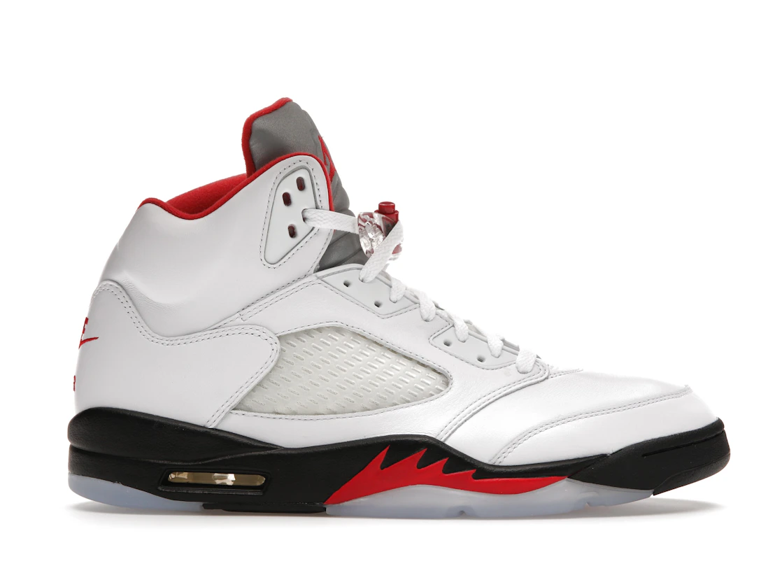 Jordan 5 Retro Fire Red Silver Tongue (2020) - photo 1- Jersey4u