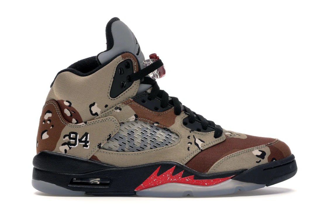 Jordan 5 Retro Supreme Desert Camo - photo 1- Jersey4u