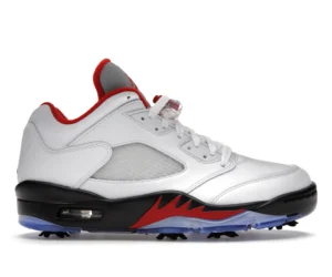 Jordan 5 Retro Low Golf Fire Red (Silver Tongue) - photo 1- Jersey4u