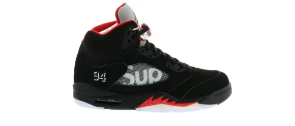 Jordan 5 Retro Supreme Black - photo 1- Jersey4u