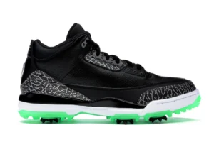 Jordan 3 Retro Golf Black Green Glow - photo 1- Jersey4u