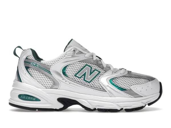 New Balance 530 White Silver Green - photo 1- Jersey4u