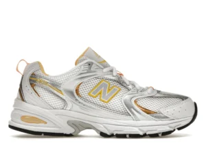 New Balance 530 White Vibrant Apricot Silver Metallic - photo 1- Jersey4u