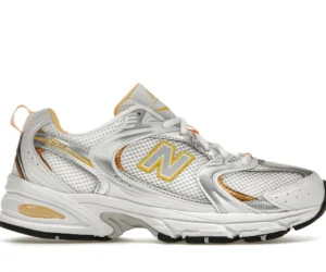 New Balance 530 White Vibrant Apricot Silver Metallic - photo 1- Jersey4u