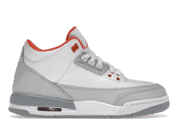 Jordan 3 Retro White Crimson Grey (GS) - photo 1- Jersey4u