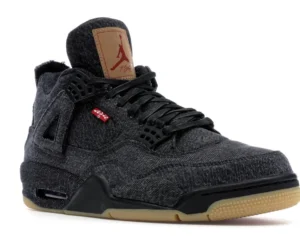 Jordan 4 Retro Levi's Black (Levi's Tag) - photo 2- Jersey4u