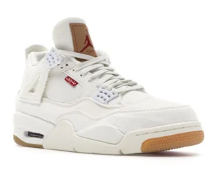 Jordan 4 Retro Levi's White (Levi's Tag) - photo 2- Jersey4u