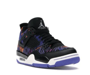 Jordan 4 Retro Black Rush Violet (GS) - photo 2- Jersey4u