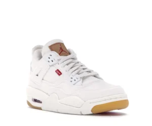 Jordan 4 Retro Levi's White (GS) (Levi's Tag) - photo 2- Jersey4u