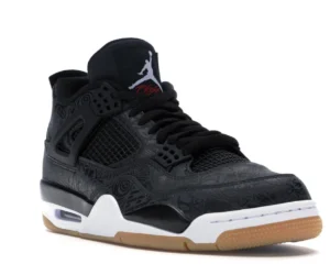 Jordan 4 Retro Laser Black Gum - photo 2- Jersey4u