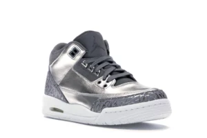 Jordan 3 Retro Premium Heiress Metallic Silver (GS) - photo 2- Jersey4u