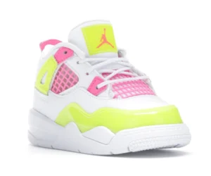 Jordan 4 Retro White Lemon Pink (TD) - photo 2- Jersey4u