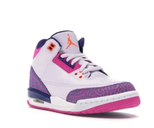 Jordan 3 Retro Barely Grape (GS) - photo 2- Jersey4u