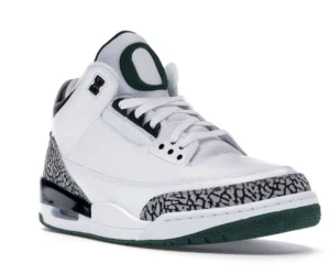 Jordan 3 Retro Oregon Ducks Pit Crew White - photo 2- Jersey4u