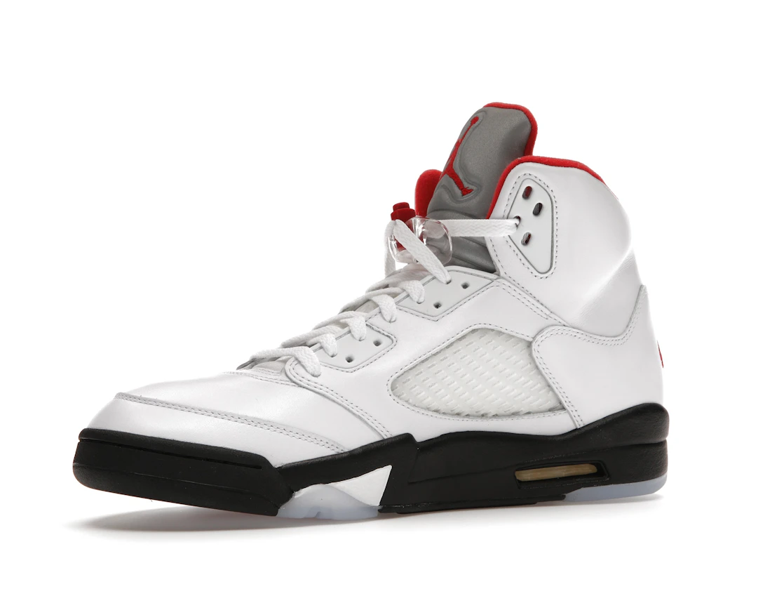 Jordan 5 Retro Fire Red Silver Tongue (2020) - photo 4- Jersey4u