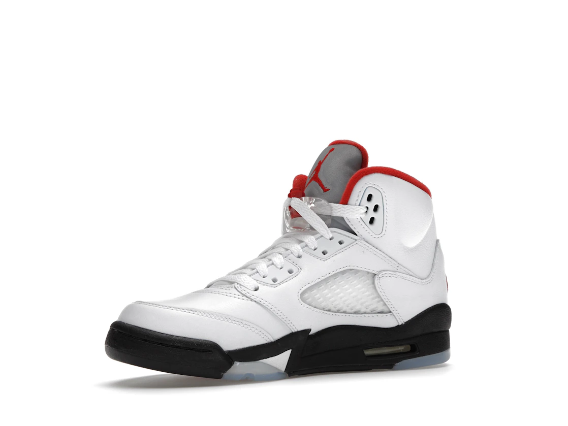 Jordan 5 Retro Fire Red Silver Tongue (2020) (GS) - photo 4- Jersey4u