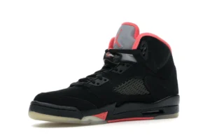 Jordan 5 Retro Black Alarming (GS) - photo 4- Jersey4u