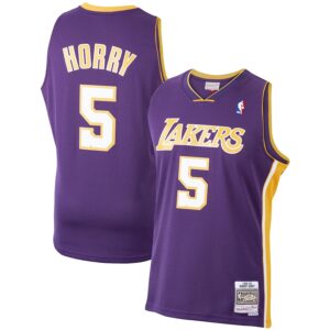 Robert Horry Los Angeles Lakers Mitchell & Ness 1999/00 Hardwood Classics Swingman Jersey - Purple photo 1 Jersey4u