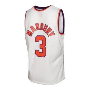 Stephon Marbury Phoenix Suns Mitchell & Ness 2002/03 Hardwood Classics Swingman Jersey - White photo 3 Jersey4u