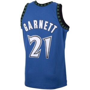 Kevin Garnett Minnesota Timberwolves Mitchell & Ness Big & Tall 2003/04 Hardwood Classics Swingman Jersey - Blue photo 3 Jersey4u