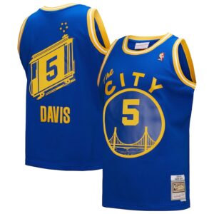 Baron Davis Golden State Warriors Mitchell & Ness Hardwood Classics 2004/05 Swingman Jersey - Royal photo 1 Jersey4u