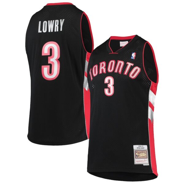 Kyle Lowry Toronto Raptors Mitchell & Ness 2012/13 Hardwood Classics Swingman Jersey - Black photo 1 Jersey4u