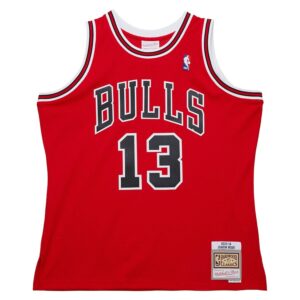 Joakim Noah Chicago Bulls Mitchell & Ness 2013/14 Hardwood Classics Swingman Jersey - Red photo 2 Jersey4u
