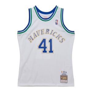 Dirk Nowitzki Dallas Mavericks Mitchell & Ness 1998/2019 Hardwood Classics German Flag Swingman Jersey - White photo 2 Jersey4u