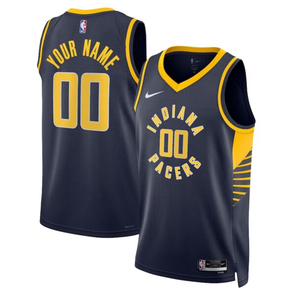Indiana Pacers Nike Unisex 2022/23 Swingman Custom Jersey Navy - Icon Edition photo 1 Jersey4u