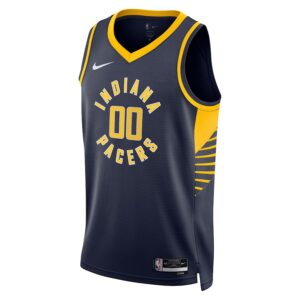 Indiana Pacers Nike Unisex 2022/23 Swingman Custom Jersey Navy - Icon Edition photo 2 Jersey4u