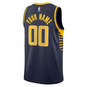 Indiana Pacers Nike Unisex 2022/23 Swingman Custom Jersey Navy - Icon Edition photo 3 Jersey4u