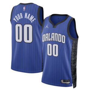 Orlando Magic Jordan Brand Unisex 2022/23 Swingman Custom Jersey - Statement Edition - Royal photo 1 Jersey4u