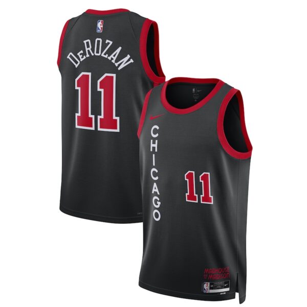 DeMar DeRozan Chicago Bulls Nike Unisex 2023/24 Swingman Jersey - Black - City Edition photo 1 Jersey4u