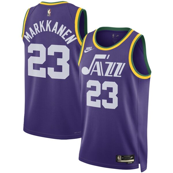 Lauri Markkanen Utah Jazz Nike Unisex 2023/24 Swingman Jersey4u Jersey - Classic Edition - Purple photo 1 Jersey4u