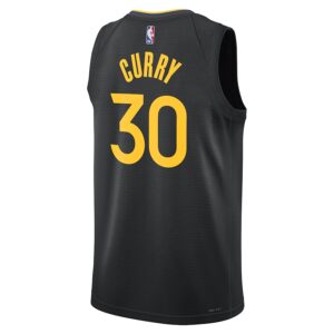 Stephen Curry Golden State Warriors Jordan Brand Unisex 2024/25 Swingman Jersey - Statement Edition - Black photo 3 Jersey4u