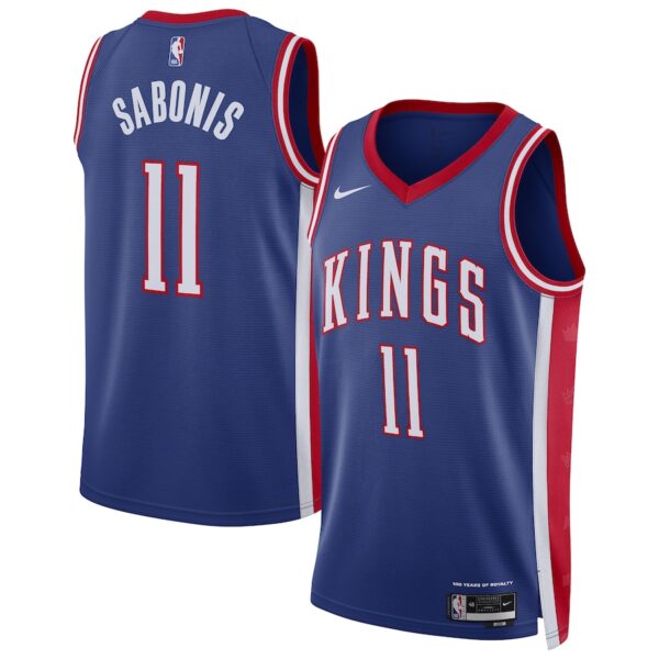 Domantas Sabonis Sacramento Kings Nike Unisex 2024/25 Swingman Player Jersey - City Edition - Blue photo 1 Jersey4u