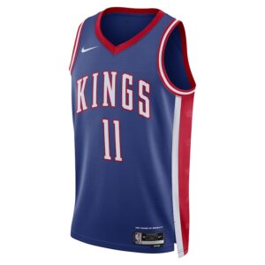 Domantas Sabonis Sacramento Kings Nike Unisex 2024/25 Swingman Player Jersey - City Edition - Blue photo 2 Jersey4u