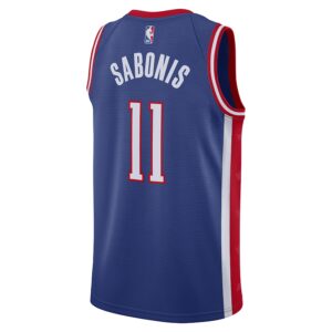 Domantas Sabonis Sacramento Kings Nike Unisex 2024/25 Swingman Player Jersey - City Edition - Blue photo 3 Jersey4u