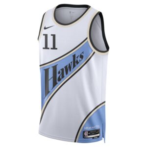 Trae Young Atlanta Hawks Nike Unisex 2024/25 Swingman Player Jersey - City Edition - White photo 2 Jersey4u