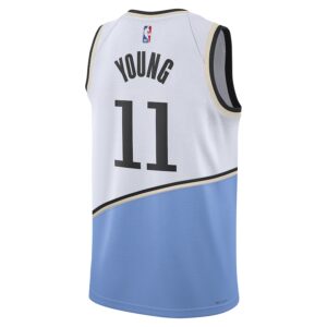 Trae Young Atlanta Hawks Nike Unisex 2024/25 Swingman Player Jersey - City Edition - White photo 3 Jersey4u