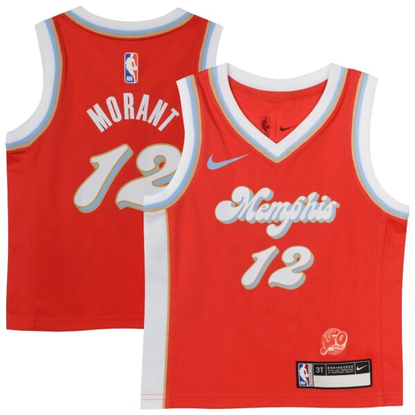 Ja Morant Memphis Grizzlies Nike Preschool 2024/25 Swingman Player Jersey -  City Edition - Red photo 1 Jersey4u