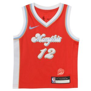 Ja Morant Memphis Grizzlies Nike Preschool 2024/25 Swingman Player Jersey -  City Edition - Red photo 2 Jersey4u