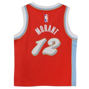 Ja Morant Memphis Grizzlies Nike Preschool 2024/25 Swingman Player Jersey -  City Edition - Red photo 3 Jersey4u
