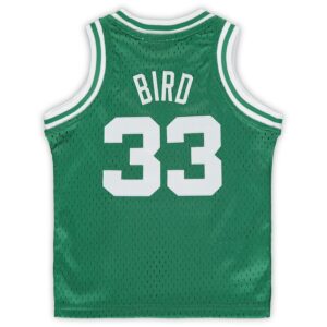 Larry Bird Boston Celtics Mitchell & Ness Infant 1985/86 Hardwood Classics Retired Player Jersey - Kelly Green photo 3 Jersey4u