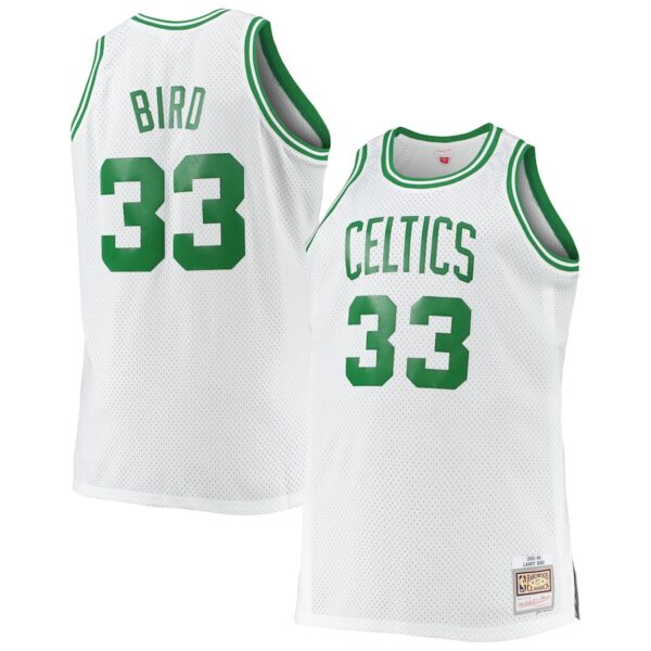 Larry Bird Boston Celtics Mitchell & Ness Big & Tall 1985/86 Hardwood Classics Swingman Jersey - White photo 1 Jersey4u