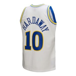 Tim Hardaway Golden State Warriors Mitchell & Ness Hardwood Classics 1990/91 Swingman Jersey - White photo 3 Jersey4u